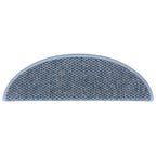 Stair Mats Self-adhesive Sisal-Look 30 pcs 56x17x3 cm Blue