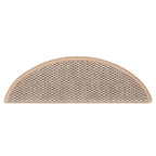 Stair Mats Self-adhesive Sisal-Look 30 pcs 56x17x3 cm Light Beige