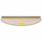 Stair Mats Self-adhesive Sisal-Look 30 pcs 65x21x4 cm Silver