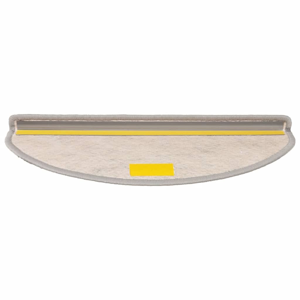 Stair Mats Self-adhesive Sisal-Look 30 pcs 65x21x4 cm Silver