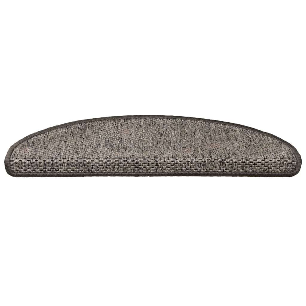 Stair Mats Self-adhesive Sisal-Look 30 pcs 65x21x4 cm Brown Beige