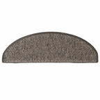 Stair Mats Self-adhesive Sisal-Look 30 pcs 65x21x4 cm Brown Beige