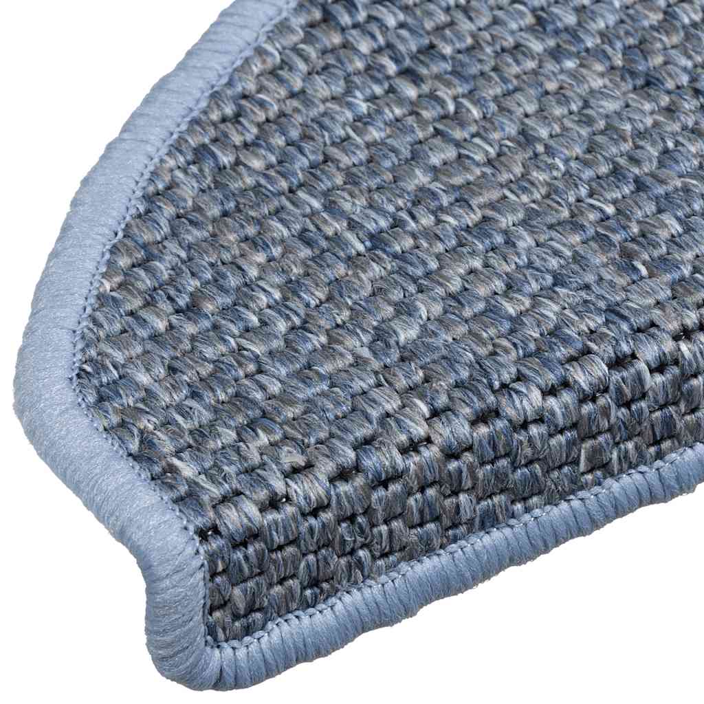 Stair Mats Self-adhesive Sisal-Look 30 pcs 65x21x4 cm Blue