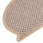 Stair Mats Self-adhesive Sisal-Look 30 pcs 65x21x4 cm Light Beige