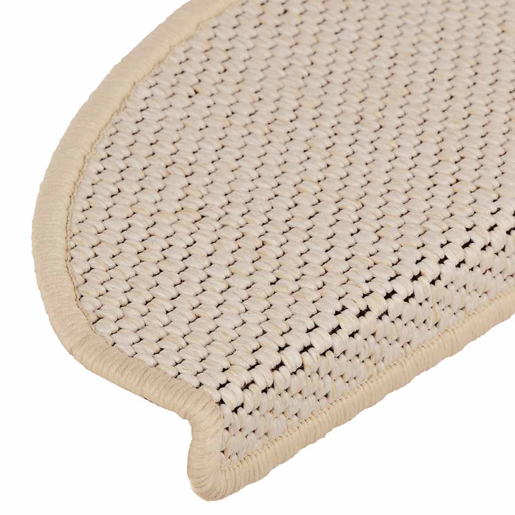 Stair Mats Self-adhesive Sisal-Look 30 pcs 65x21x4 cm Berber