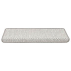 Stair Mats Self-adhesive Sisal-Look 30 pcs 65x21x4 cm Platina