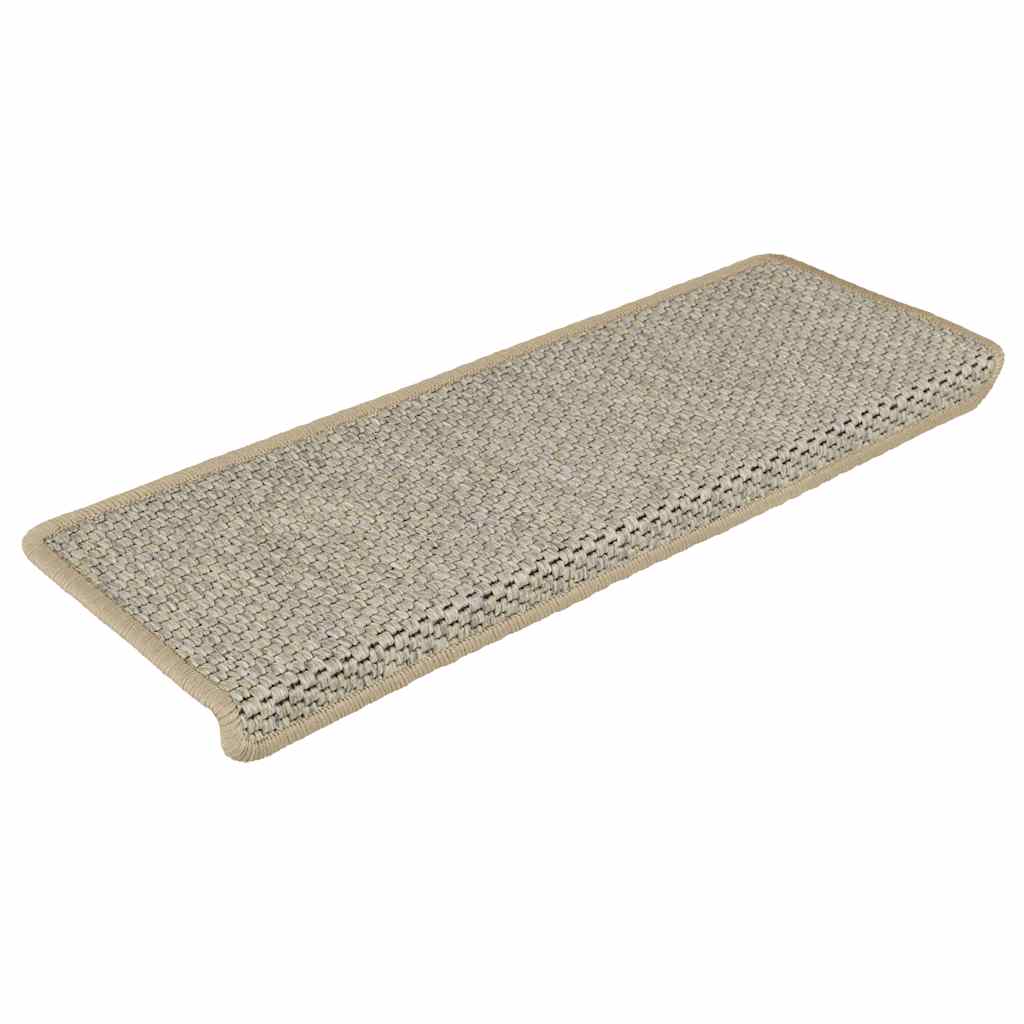 Stair Mats Self-adhesive Sisal-Look 30 pcs 65x21x4 cm Green