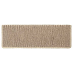 Stair Mats Self-adhesive Sisal-Look 30 pcs 65x21x4 cm Sand