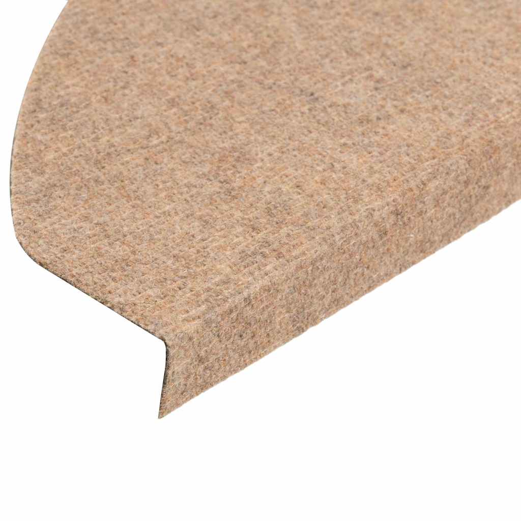 Stair Mats Self-adhesive 30 pcs Beige 65x22.5x3.5 cm