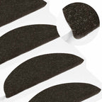 Stair Mats Self-adhesive 20 pcs Anthracite 56x17x3 cm