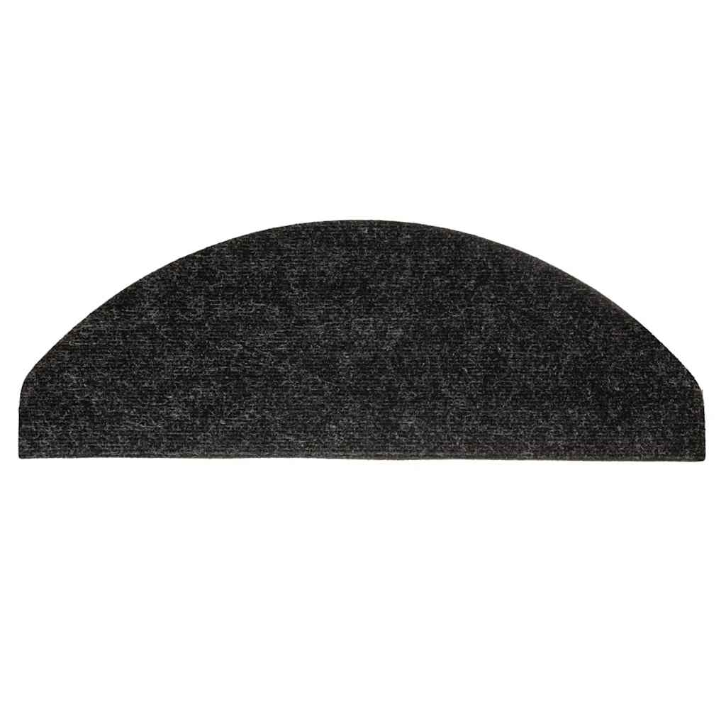 Stair Mats Self-adhesive 20 pcs Anthracite 65x22.5x3.5 cm