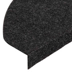 Stair Mats Self-adhesive 30 pcs Black 65x22.5x3.5 cm