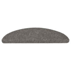Stair Mats Self-adhesive 20 pcs Grey 56x17x3 cm