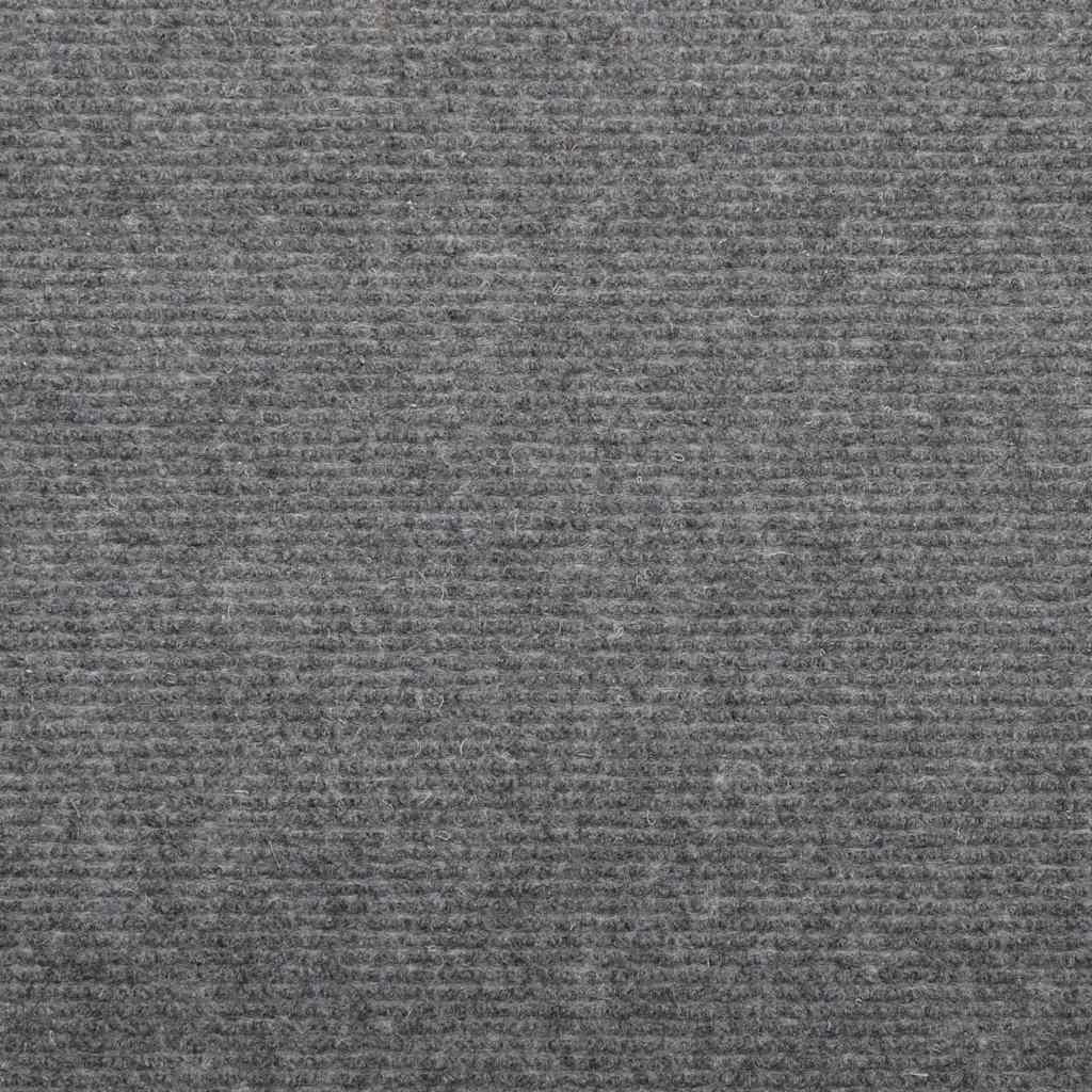 Stair Mats Self-adhesive 20 pcs Grey 56x17x3 cm