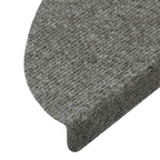 Stair Mats Self-adhesive 30 pcs Grey 56x17x3 cm