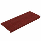 Stair Mats Self-adhesive 30 pcs Red 65x22.5x3.5 cm