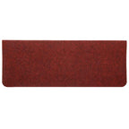 Stair Mats Self-adhesive 30 pcs Red 65x22.5x3.5 cm