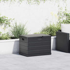 Garden Storage Box Anthracite 77.5 x 54.5 x 53 cm Plastic
