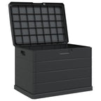 Garden Storage Box Anthracite 77.5 x 54.5 x 53 cm Plastic