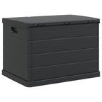 Garden Storage Box Anthracite 77.5 x 54.5 x 53 cm Plastic