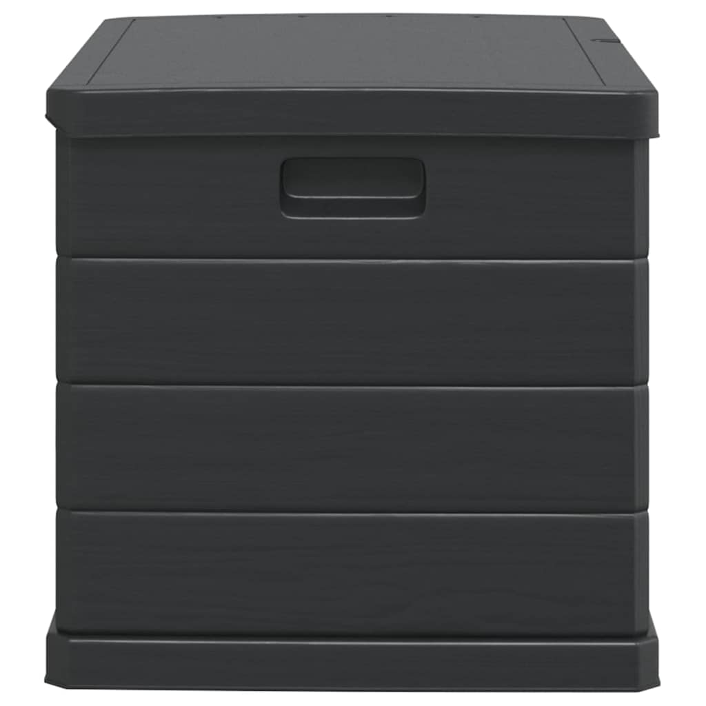 Garden Storage Box Anthracite 77.5 x 54.5 x 53 cm Plastic