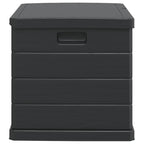 Garden Storage Box Anthracite 77.5 x 54.5 x 53 cm Plastic