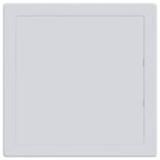 Access Panels 2 pcs White 15 x 15 cm ABS Plastic