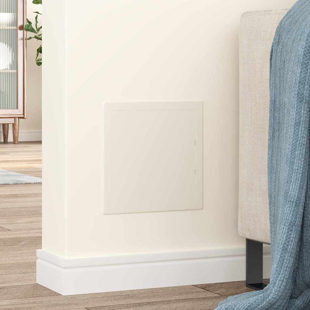 Access Panels 2 pcs White 20 x 20 cm ABS Plastic