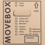 Moving Box 20 pcs Natural 59 x 31.5 x 31.5 cm Cardboard