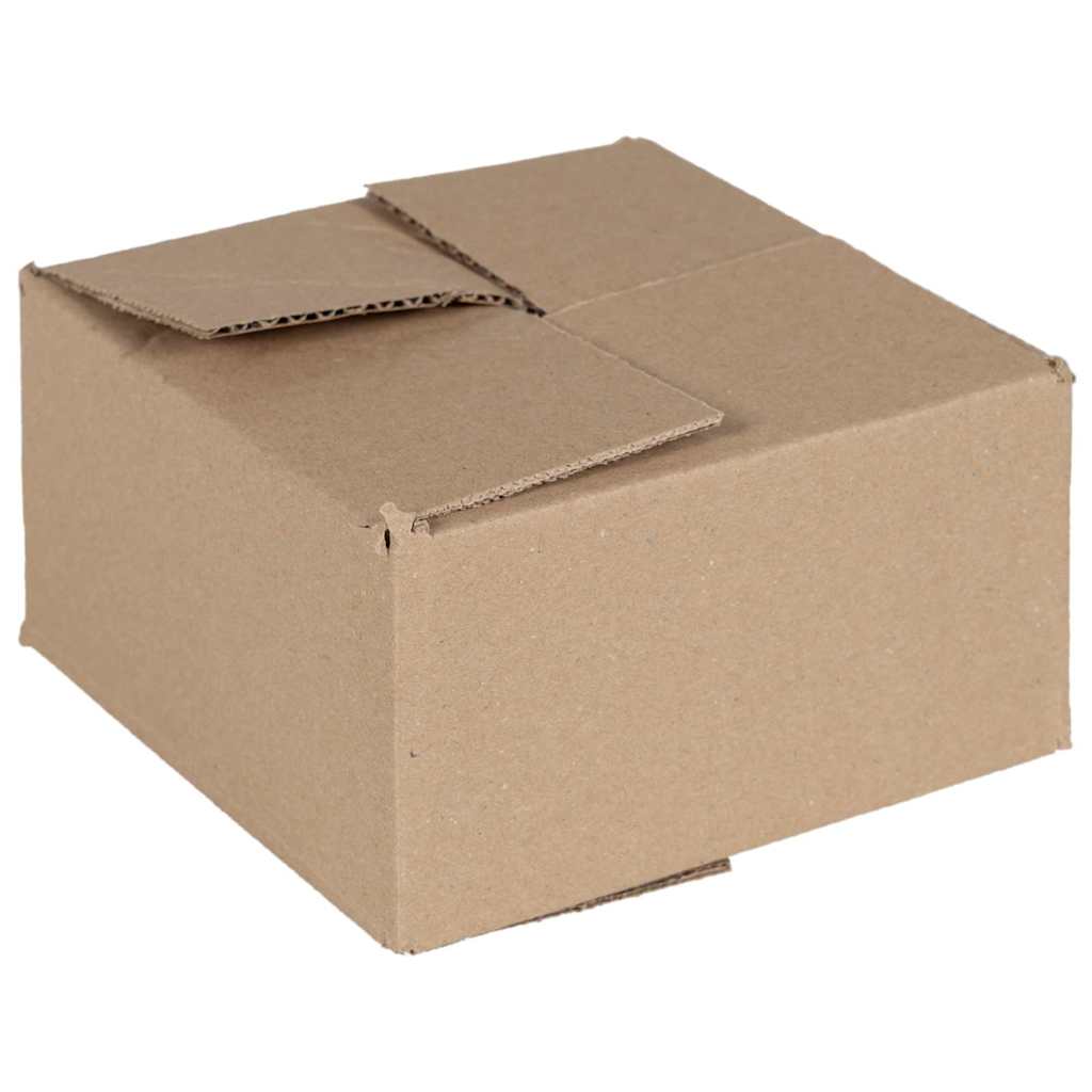 Folding Box 50 pcs Natural 15 x 15 x 8 cm Cardboard