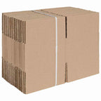 Folding Box 50 pcs Natural 15 x 15 x 8 cm Cardboard
