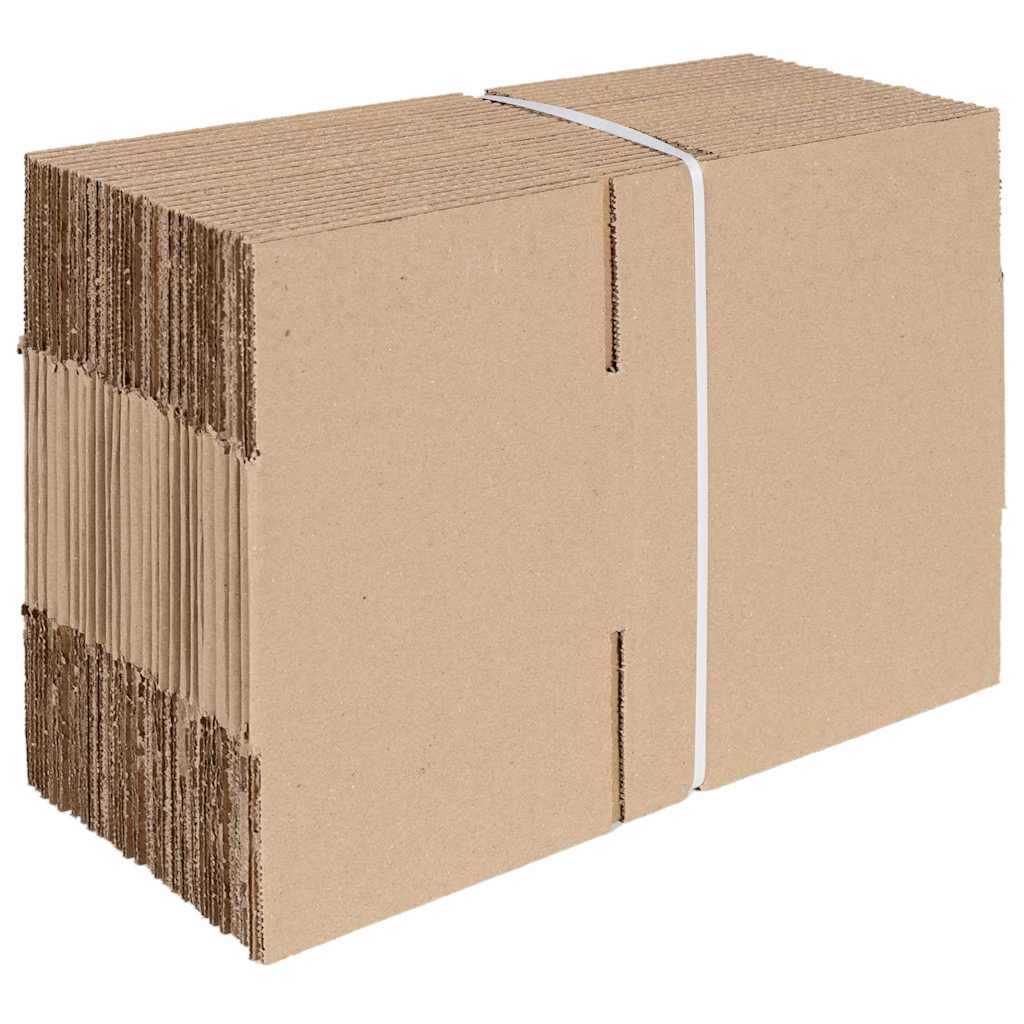 Folding Box 50 pcs Natural 20 x 15 x 10 cm Cardboard