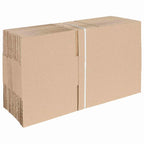 Folding Box 50 pcs Natural 25 x 17.5 x 10 cm Cardboard