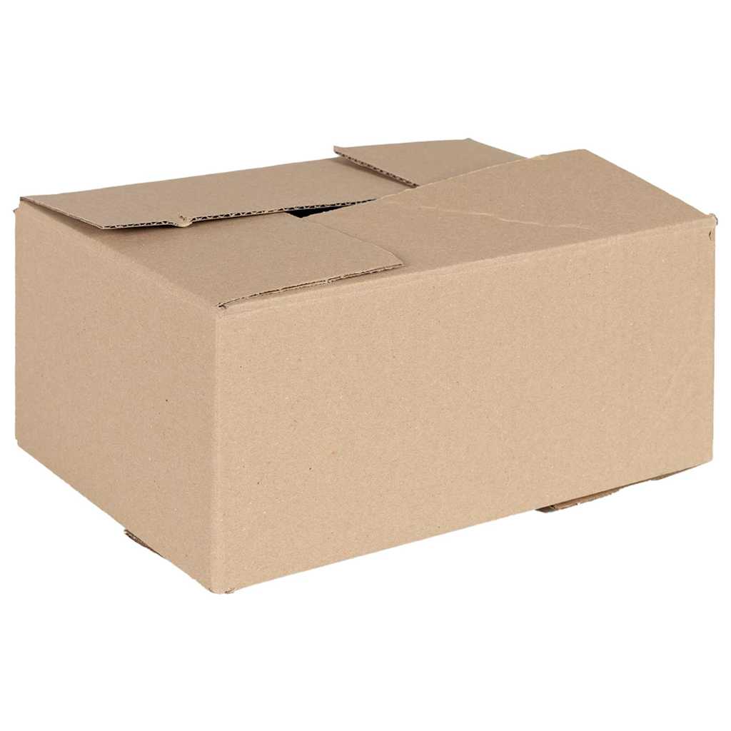 Folding Box 50 pcs Natural 30 x 21.5 x 14 cm Cardboard