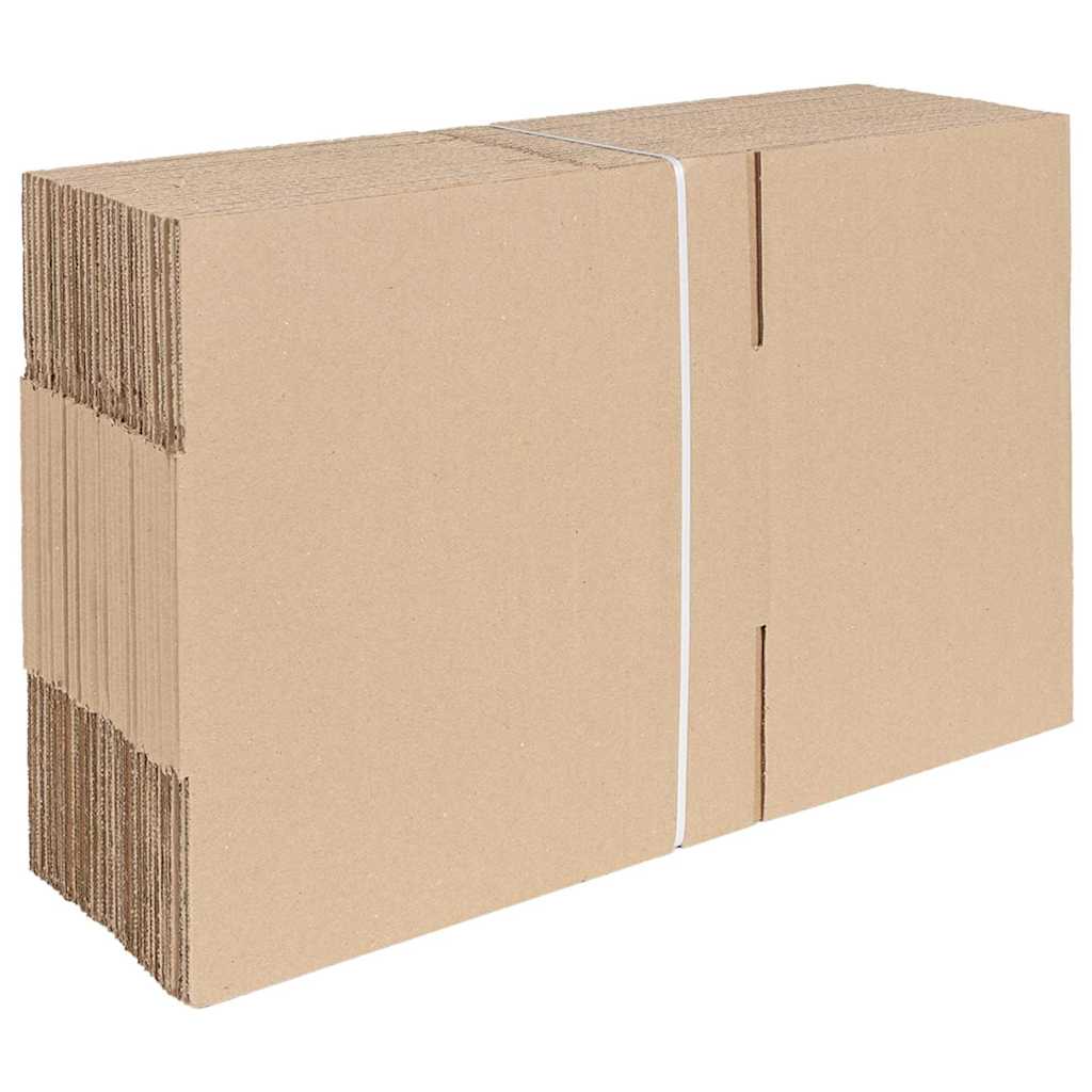 Folding Box 50 pcs Natural 30 x 21.5 x 14 cm Cardboard