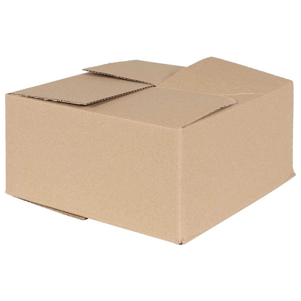 Folding Box 50 pcs Natural 30 x 30 x 15 cm Cardboard