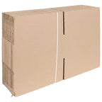 Folding Box 50 pcs Natural 30 x 30 x 15 cm Cardboard