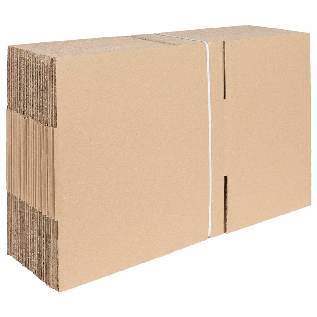 Folding Box 50 pcs Natural 35 x 24 x 15 cm Cardboard