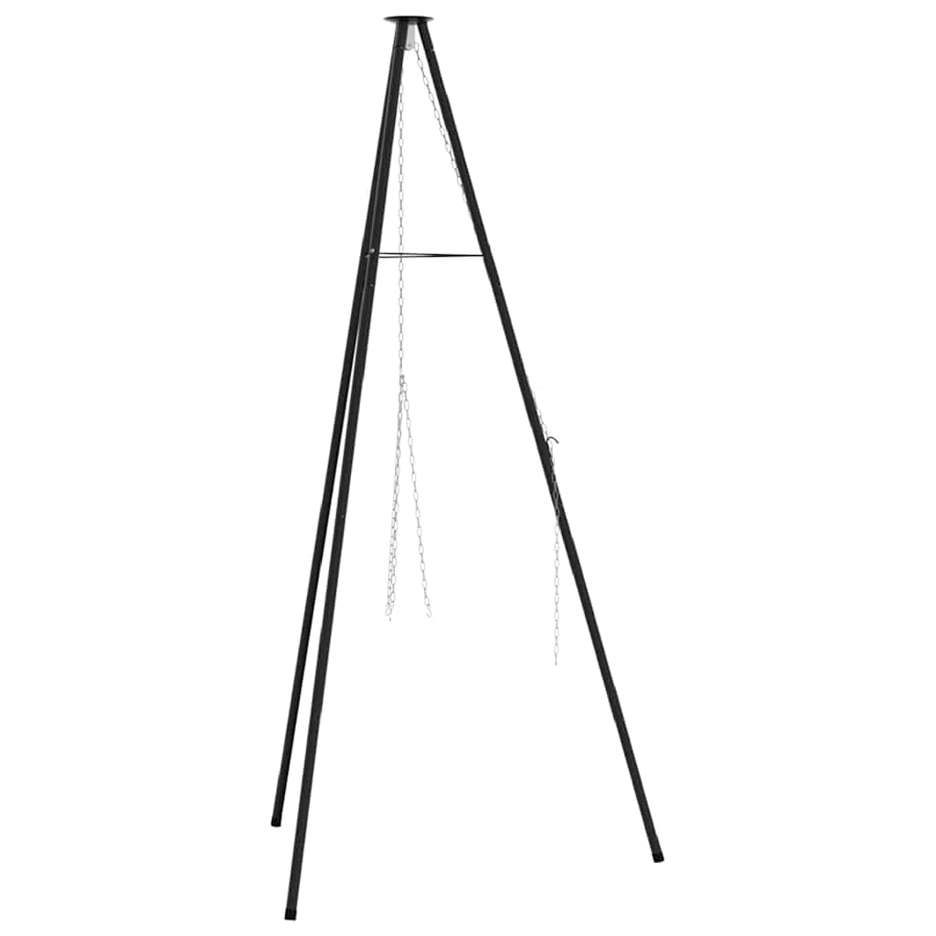 Campfire Tripod Black 92 x 92 x 171.5 cm Steel