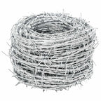 Barbed Wire Silver 50 m Hot-dip Galvanised Steel