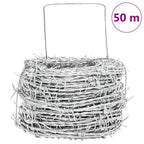 Barbed Wire Silver 50 m Hot-dip Galvanised Steel