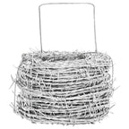 Barbed Wire Silver 100 m Hot-dip Galvanised Steel