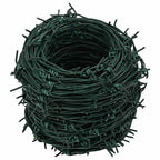 Barbed Wire Green 50 m PVC-coated Steel