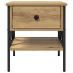 Bedside Cabinet with Drawer 2 pcs Artisan oak 40 x 42 x 45 cm