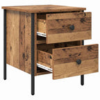 Bedside Cabinet with Drawer Old wood 40 x 42 x 50 cm