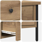 Bedside Cabinet with Drawer Artisan oak 40 x 42 x 50 cm