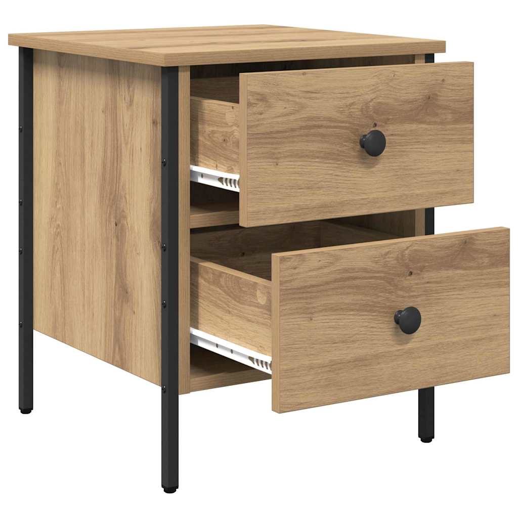 Bedside Cabinet with Drawer Artisan oak 40 x 42 x 50 cm