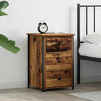 Bedside Cabinet Brown 40 x 36 x 60 cm Solid Reclaim Wood