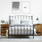 Bedside Cabinet 2 pcs Brown 40 x 36 x 60 cm Solid Reclaim Wood