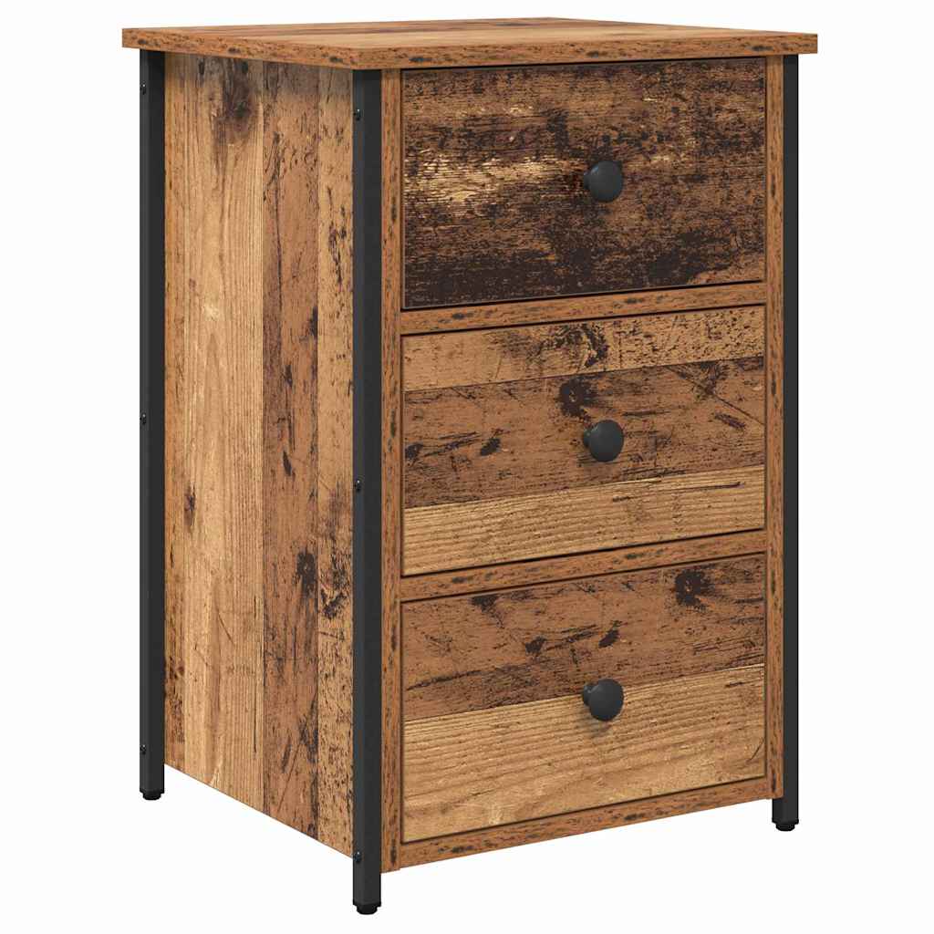 Bedside Cabinet 2 pcs Brown 40 x 36 x 60 cm Solid Reclaim Wood